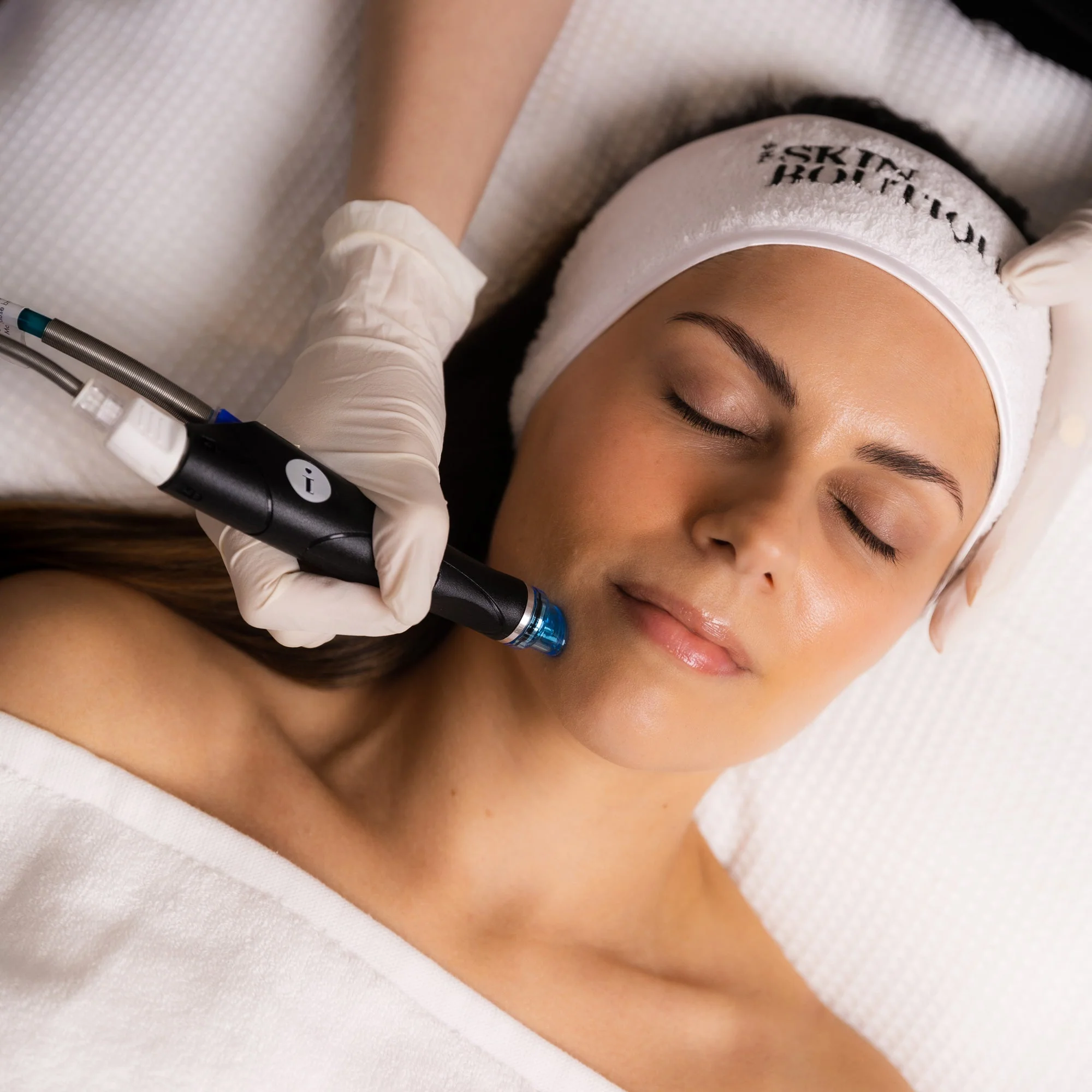 Client receiving treatment