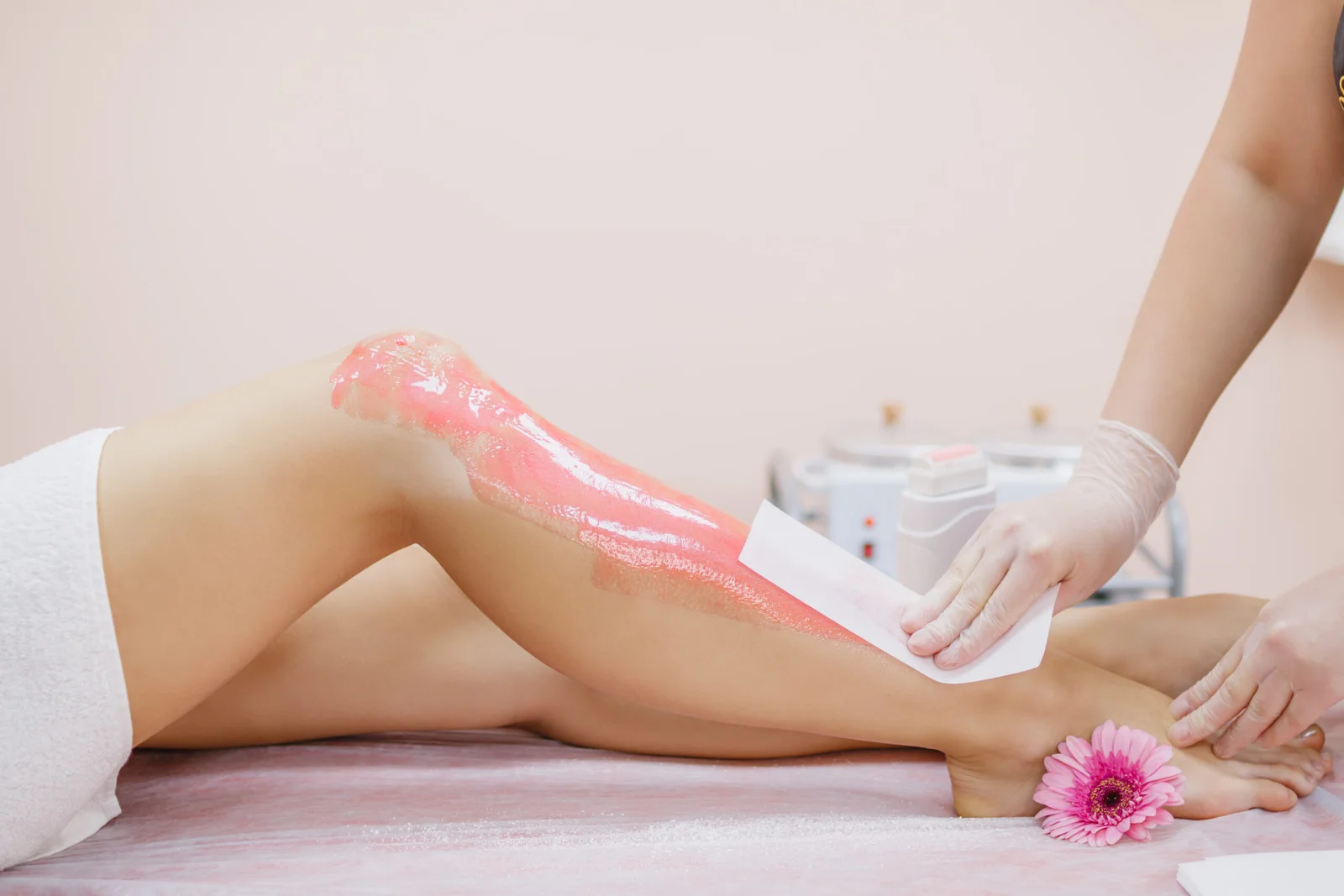 Professional waxing treatment