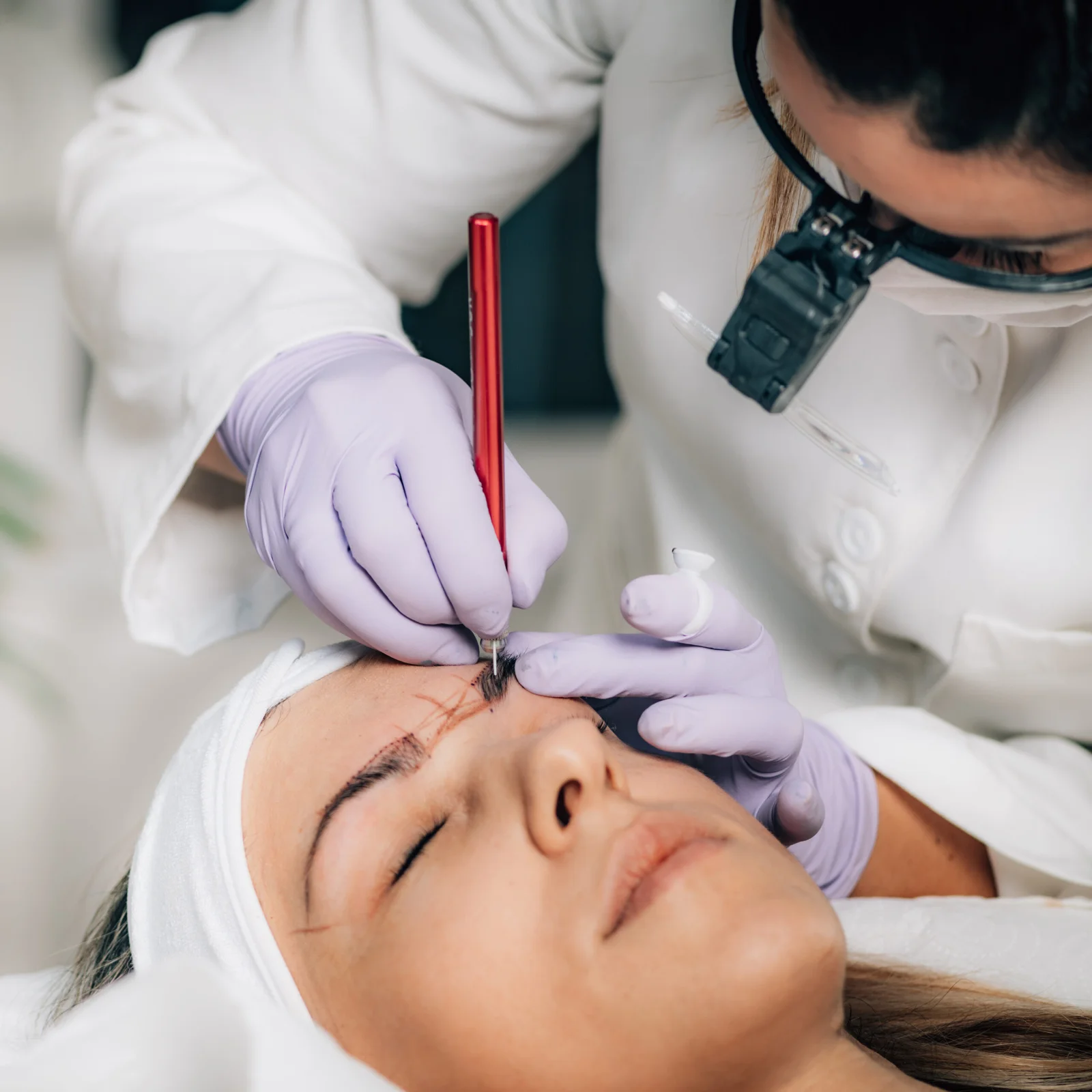 Microblading brow treatment at Beauty Clinic Brazzini
